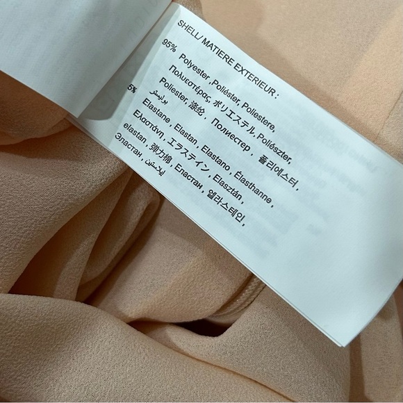 NWT STStudio Structured Jersey Dress 3/4 Sleeve Beige Pencil Knee Length Size XS - Picture 6 of 11